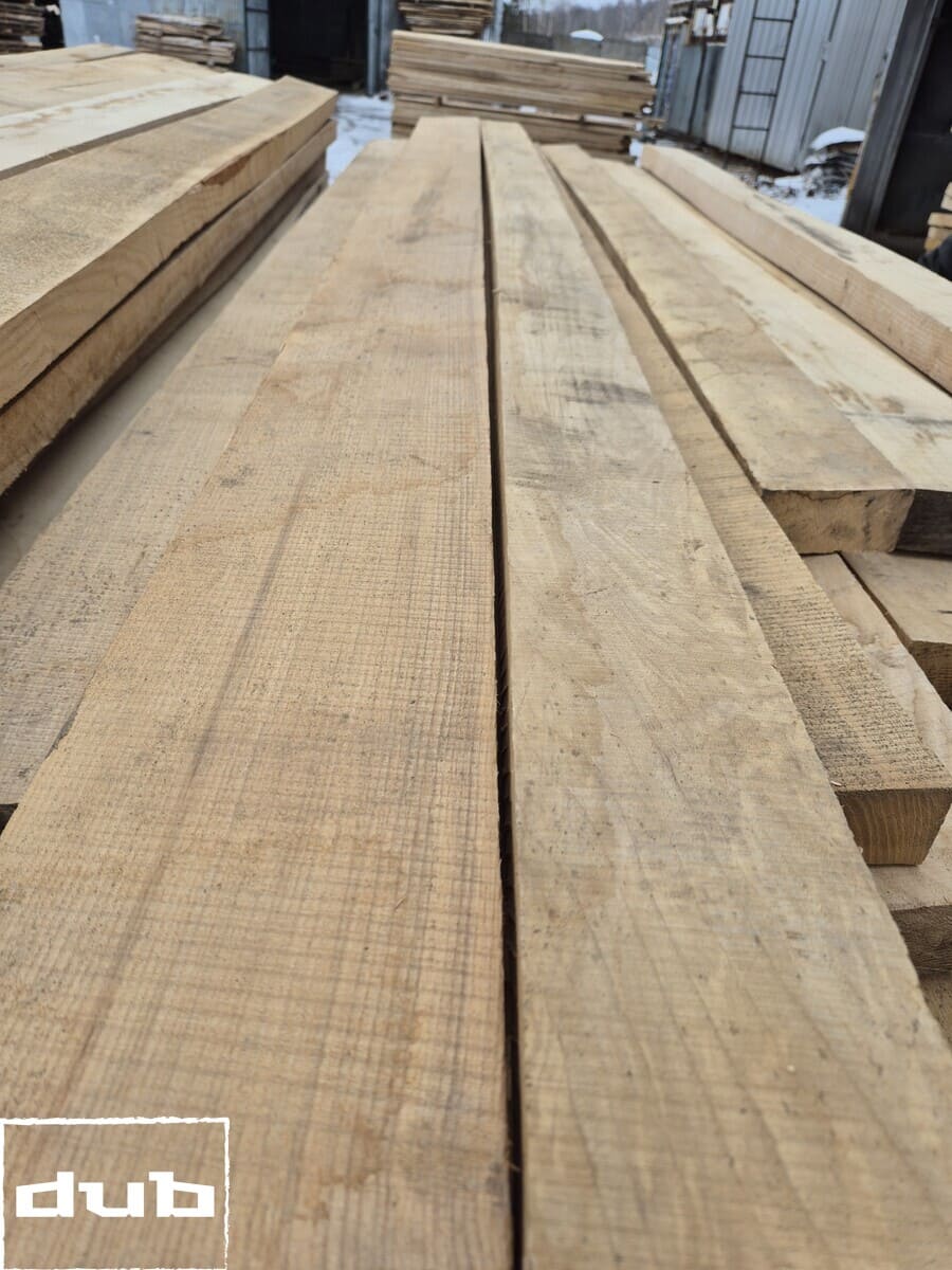 Доска ясеня сухая обрезная 0 сорт 1000-2000х150х50мм
